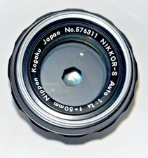 NIKKOR-S Auto 1:1.4 f 50mm CAMERA LENS Nippon Kogaku made in Japan