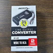 Metra Line Output Converter Wire To RCA 2 Channel BY-LOC High to Low Level