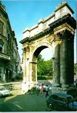 Triumphal Arch of the Sergi, Pula, Croatia Postcard