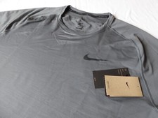 4XL Nike Pro  56" NWT RRP $75 Grey Pro compression L/S Top rare in UK