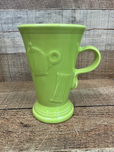 Fiesta Fiestaware 6" Tall Cappuccino Latte Lemongrass Lime Green Coffee Mug