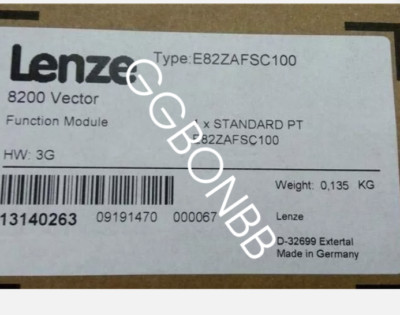E82ZAFSC100 1PCS NEW LENZE Function Module Inverter 8200 Vector DHL or FedEX