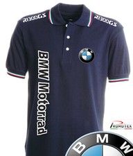 polo BMW gs 1300 MOTORRAD LOGO RICAMATO italia racing maglietta moto