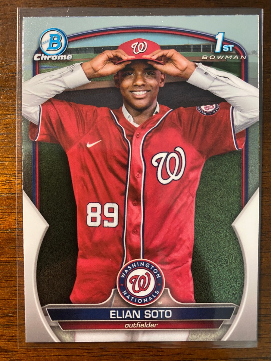 2023 Bowman Chrome Elian Soto #BCP-177 1st Prospect Washington