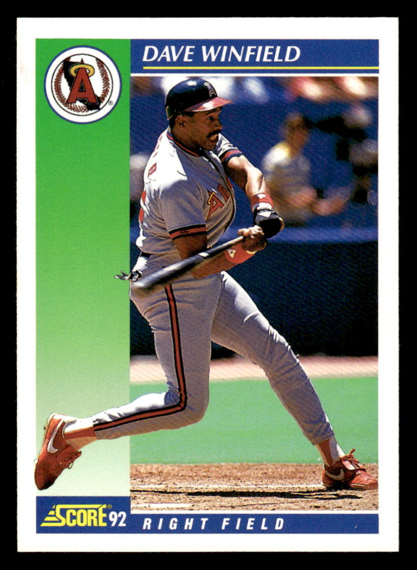 Dave Winfield 1992 Score #32   California Angels