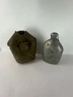 US Military WW1 Canteen and Canvas Carry Pouch 1918 US & C QMD Cover