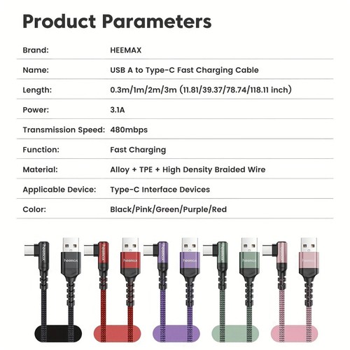 USB C Charger Fast Charging Cable For Samsung S21 S22 S23 S24 S25 Type C Lead - Picture 10 of 13