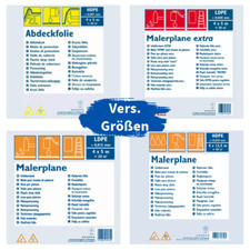 SBS® Abdeckfolie Malerfolie Abdeckplane Schutzplane Malerplane Schutzfolie