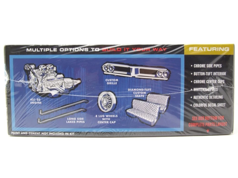 Pontiac CATALINA Eccellente Stock 1962 Kit Modellismo Plastica Auto 1:25 AMT - Immagine 3 di 4