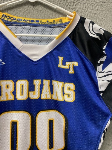 Dombah JERSEY Size S Trojans #88 Practice Game Blue / 75-66 - Picture 3 of 9