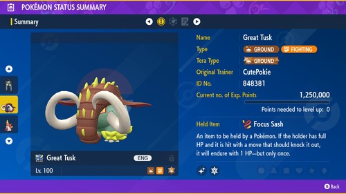 VGC 23: ALL PARADOX BEST BR BUILD & LEGENDARY 6IV Lv100 | POKEMON SCARLET VIOLET - Picture 10 of 37