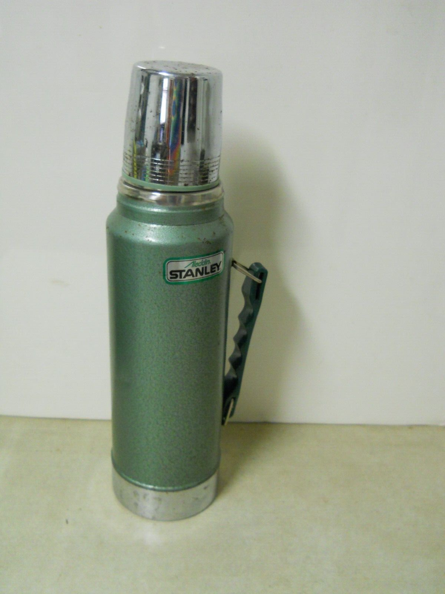 Aladdin Stanley 1 Quart Thermos A-994DH Power Coat Green Work