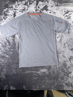 Stellar Equipment Performance Shirt Men s M Gray Short Sleeve Technical Outdoors