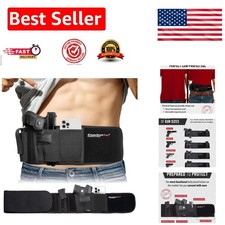 Secure Belly Band Holster with Trigger Guard - Fits Glock, Smith & Wesson & More