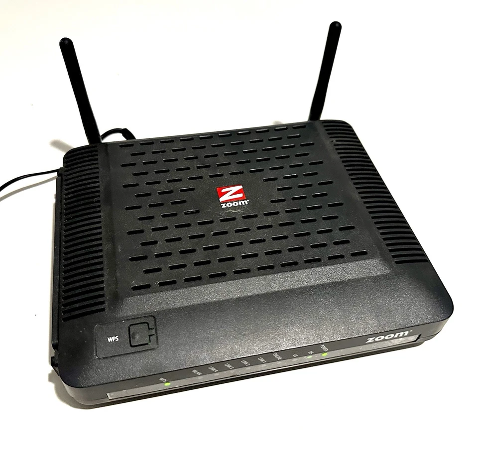 Zoom Model 5352 DOCSIS 3.0 Cable Modem / Router w/ Wireless N Series Tested - Image 4 of 4