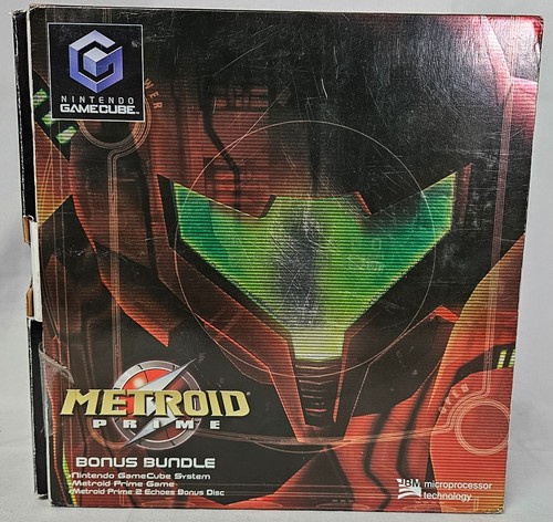 Nintendo GameCube Metroid Prime Limited Edition Silver Console SLIP COVER ONLY