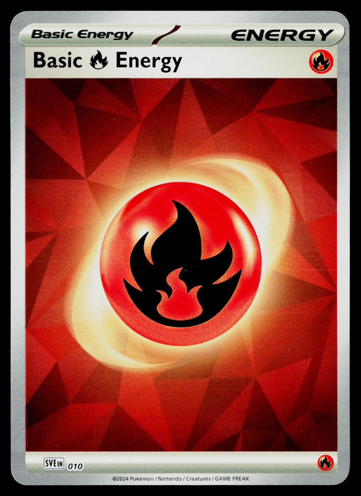 Pokemon Basic Fire Energy #010 SVE: Scarlet & Violet Energies