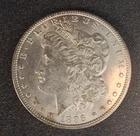 1896 p Morgan Silver Dollar - Vibrant Uncirculated Details