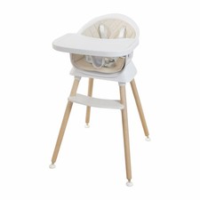 3-in-1 Wooden High Chair for Babies  Toddlers   Convertible Baby Highchair