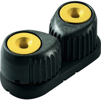 Ronstan Large  C-Cleat  Cam Cleat Fluoro-Yellow, Black Base