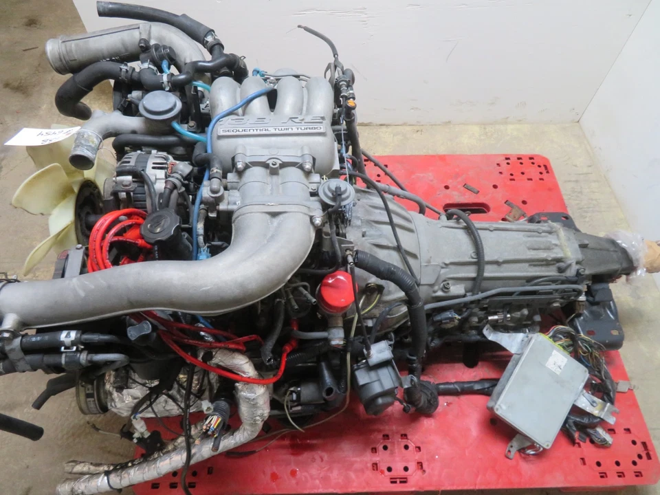 JDM MAZDA COSMO RX7 13B MOTOR BITURBO 13B-RE 13B PROBADO COMPRESIÓN 125 PSI Foto 4 de 4