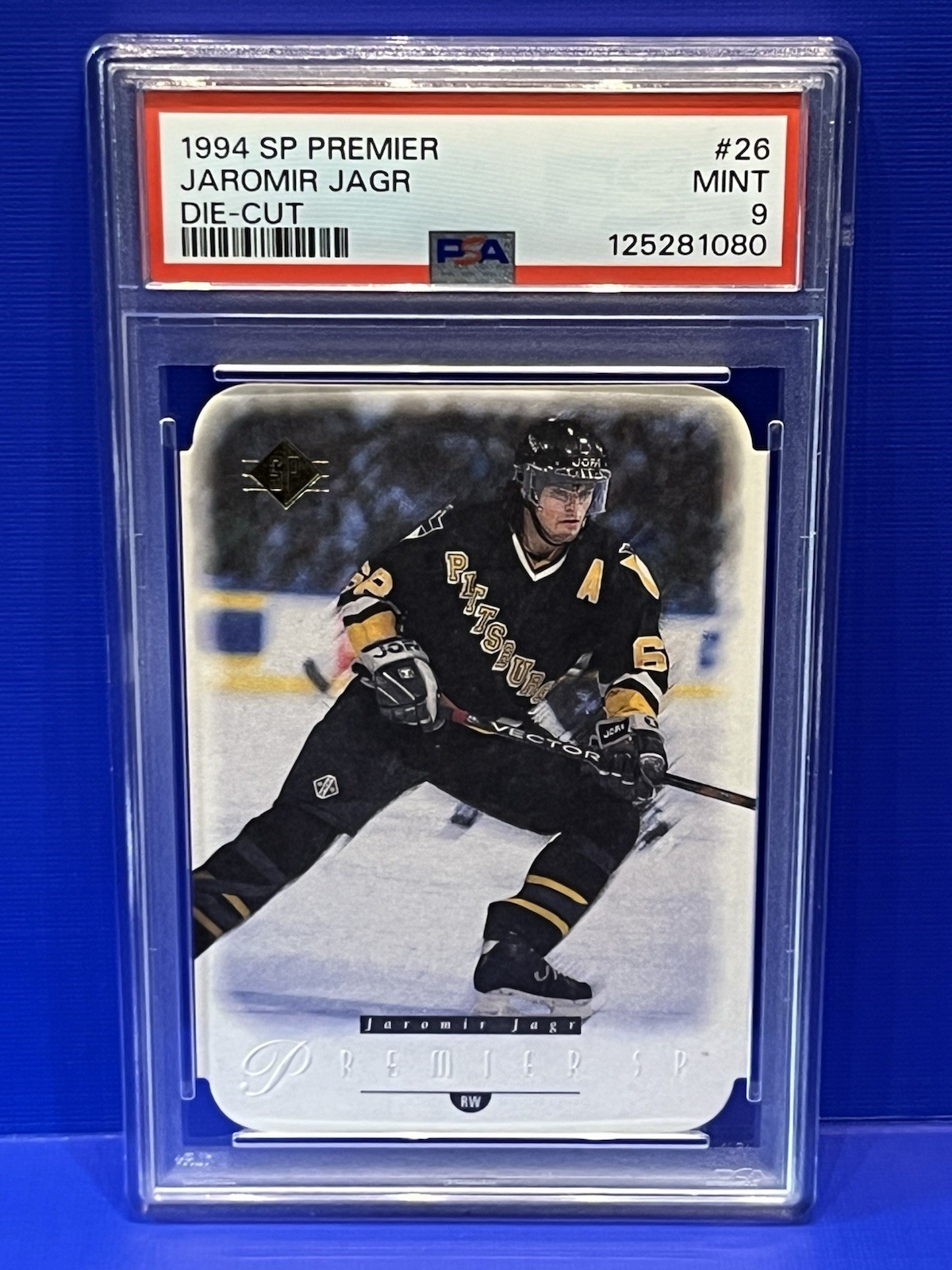1994 Upper Deck SP Premier Jaromir Jagr Die Cut PSA 9 MINT Penguins