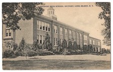 Bayport, Long Island New York c1940's Bayport High School building