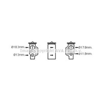 Expansionsventil Klimaanlage FüR VW UP Load Citigo Seat Mii KF1_