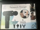 Percussion Massage Gun Ztech With 4 Interchangeable Heads 6 Adjustable Speeds