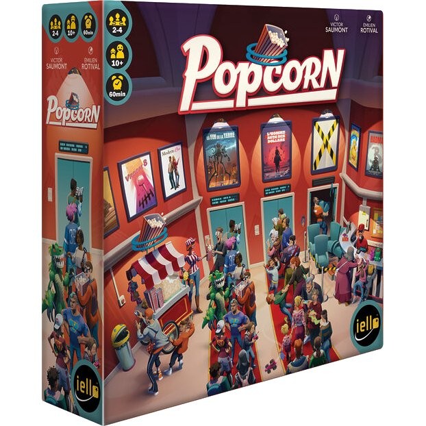 Popcorn jeu de société d'ambiance Iello rapide et interactif pour adultes et enfants