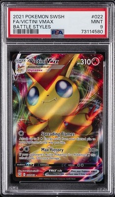 2021 POKEMON SWORD & SHIELD BATTLE STYLES #022 FULL ART/VICTINI