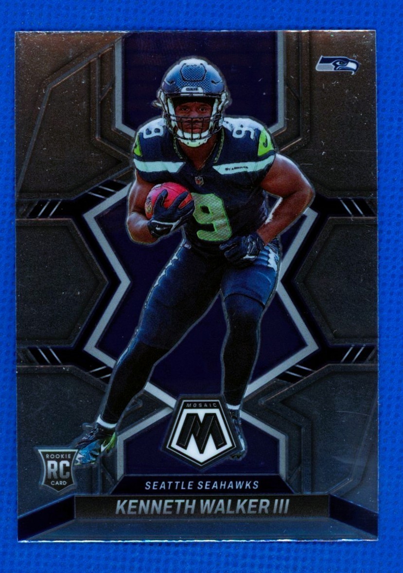 2022 Panini Mosaic #308 Kenneth Walker III Rookie Silver Prizm Seahawks RC