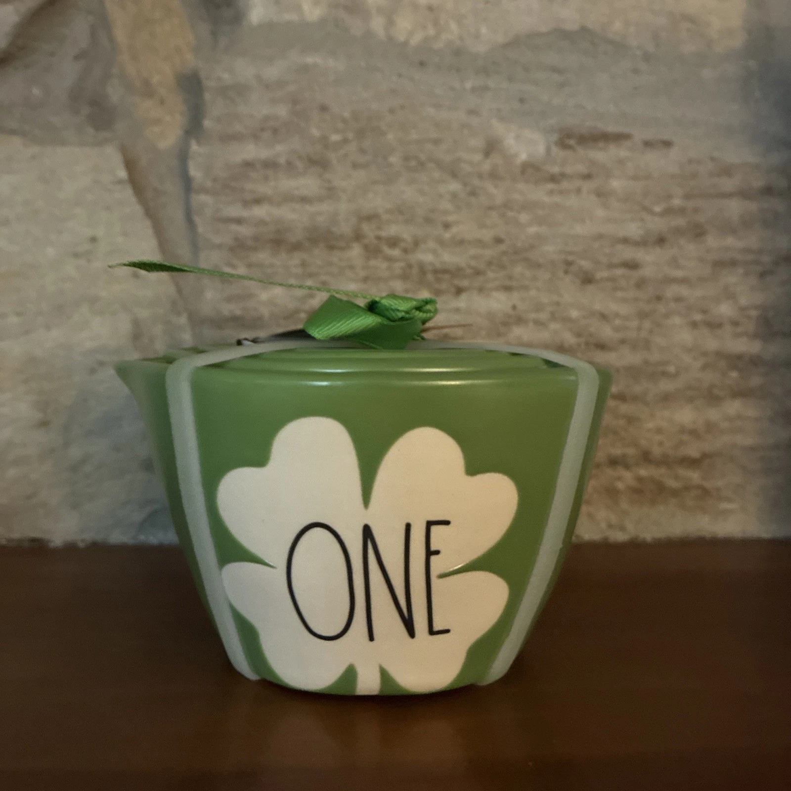 Rae Dunn St. Patrick’s Day Measuring Cups Green With Shamrock