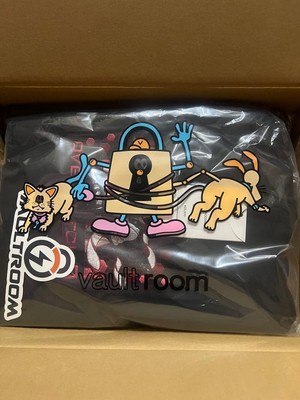VAULTROOM x Overwatch Kiriko Hoodie Black Cotton M New OW2 Gaming