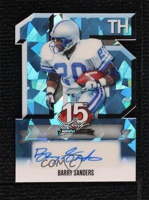 2025 Leaf 15th Anniversary National Convention 1/1 Barry Sanders Auto HOF 1cc7