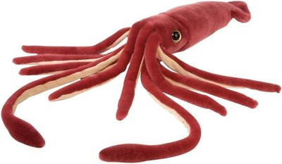 Wild Republic Plush Squid Octopus 50cm   Educational Plush Toy