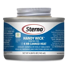 Sterno 10364 Handy Wick 4.84 oz. 4-Hour Burn Chafing Fuel (24/CT) New