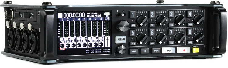 Zoom F8n Pro Multitrack Field Recorder