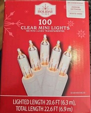 100-Count Clear Mini All Occasion, Wedding, Christmas Lights