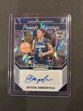 2024-25 Panini UConn Crystal Dangerfield Private Signings Auto /99 
