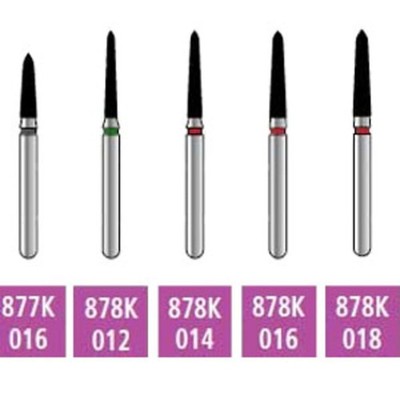 Single Use Dental Diamond Bur 878K FG Medium Coarse Fine Multi Size
