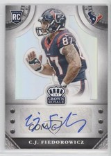 2014 Panini Crown Royale Rookie Signatures 242/299 CJ Fiedorowicz #S-CJ Auto 0af