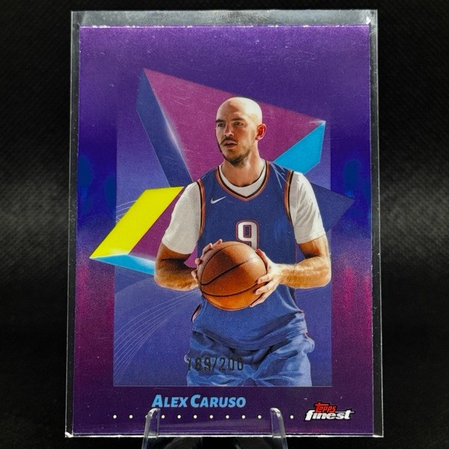 Alex Caruso 2024-25 Finest Purple Refractor #70 /200 Thunder