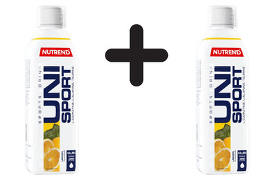 2 x Nutrend Unisport, Lemon - 500 ml. (20,99 EUR/L)