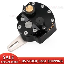 Universal Adjustable CNC Steering Damper Stabilizer Safety Control Kit Black