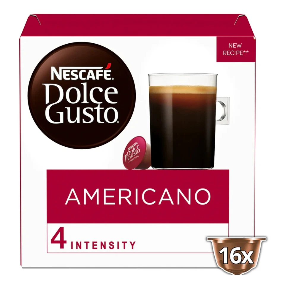 Cápsulas de café Americano paquete de 3 cápsulas para máquinas Dolce Gusto Foto 3 de 4