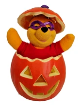 HALLOWEEN--Telco Winnie the Pooh Animated Pop Up Pumpkin Disney Works Box