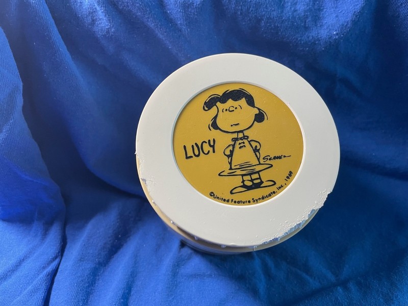 Vintage Lucy Thermos Insulated Jar 1969 Peanuts Model 1155