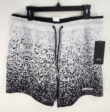 Oakley Gradient Monochrome Pixel Custom Fit Swim Trunks Men's M Beach Boardshort