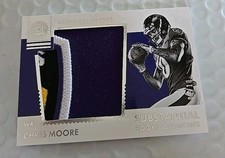 2016 Encased Chris Moore rookie sick logo patch relic 9/10 RAVENS 
